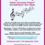 Calling all singers!